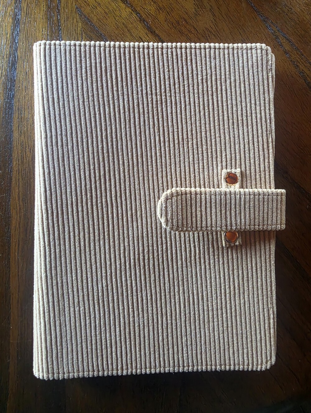Tan Corduroy Journal Cover - Archer & Olive Subscription Box Item - NWOT